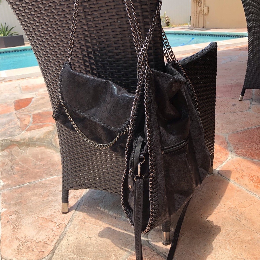Two chain handbags